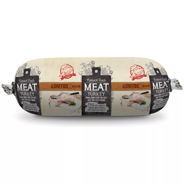 Natural Fresh Meat worst kalkoen 250 gram